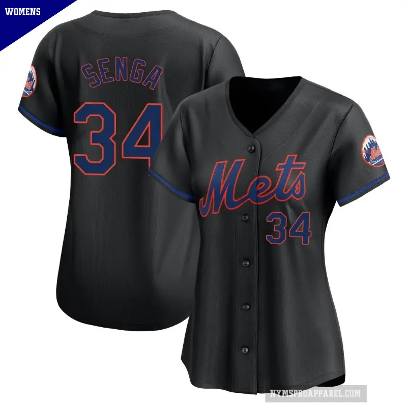 Men's No.34 Kodai Senga New York Mets White Elite Home Patch